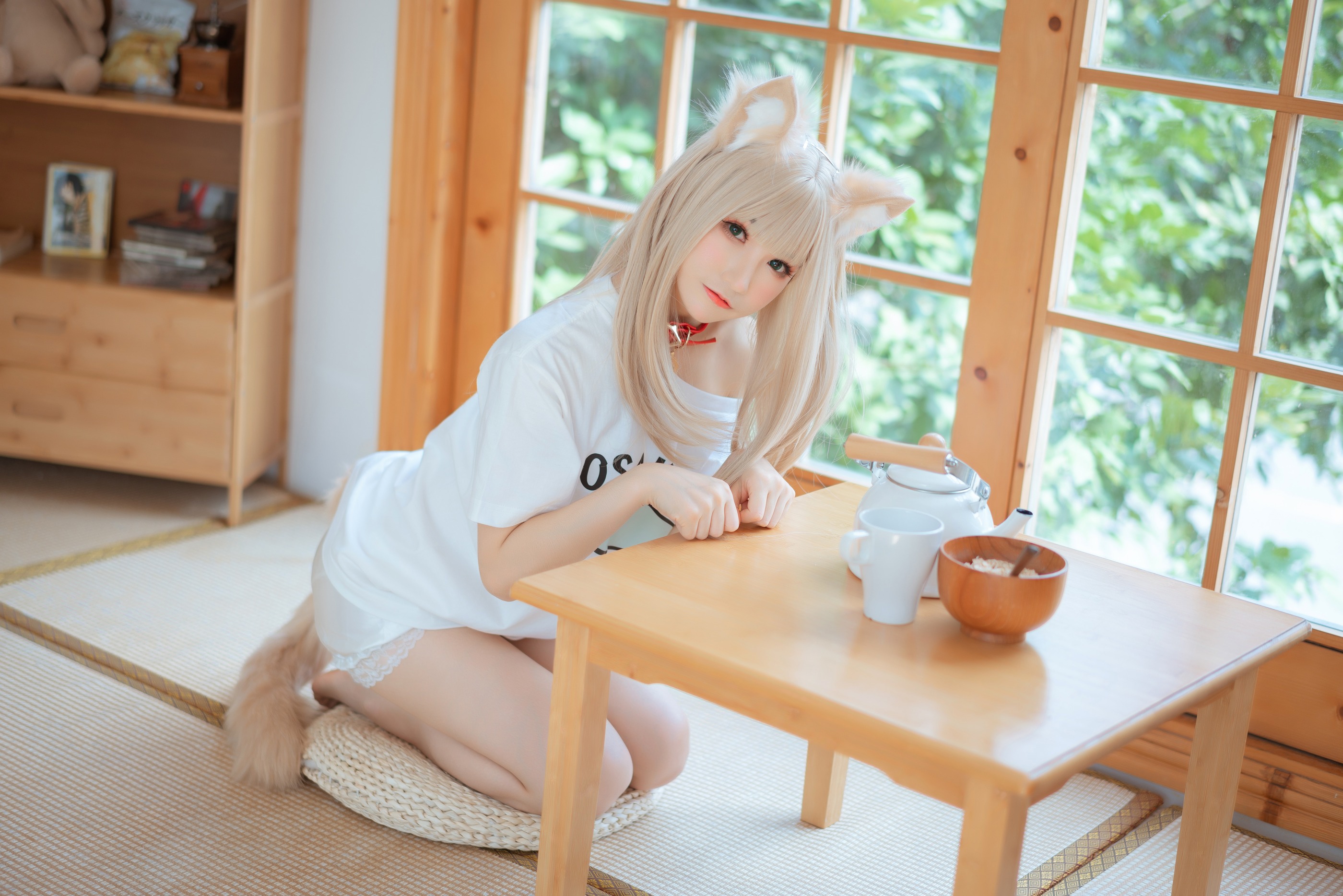 图片[1]-coser衣衣 – NO.009 40原猫娘-黄豆粉[21P]-XikXak